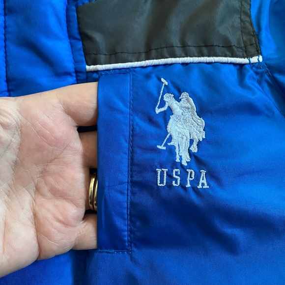 US POLO ASSN. Winter Jacket Baby Size 18 Months Blue - Picture 7 of 9